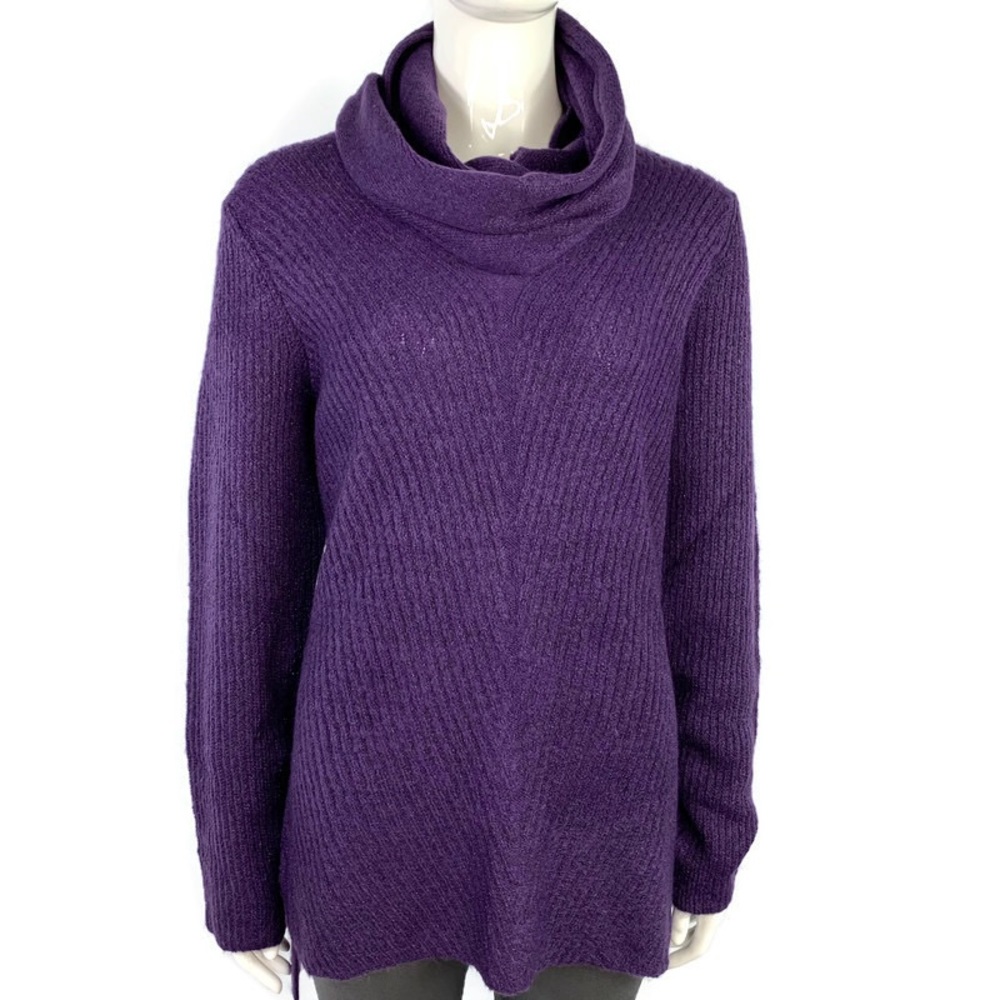 Liz Claiborne V-neck With Infinity Scarf Sweater